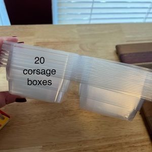 Corsage boxes 20 count